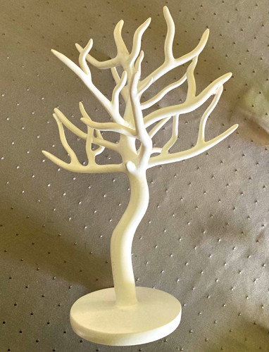 Weiße baum skulptur - weiße, baum-skulptur