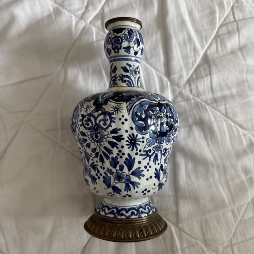 Delft vase mit blaumalerei - vase,