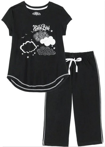 Damen set pyjama - damen, schwarz