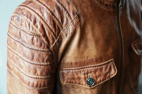 Boss orange biker lederjacke - boss,