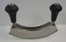 Wiegemesser - Kräutermesser - Hackmesser aus EDELSTAHL 17,5 cm