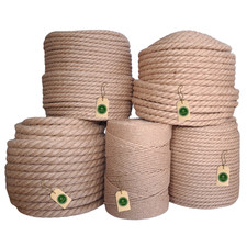 Juteseil 6 bis 30mm in verschiedenen Längen | Natur Bastel Tau aus 100% Jute