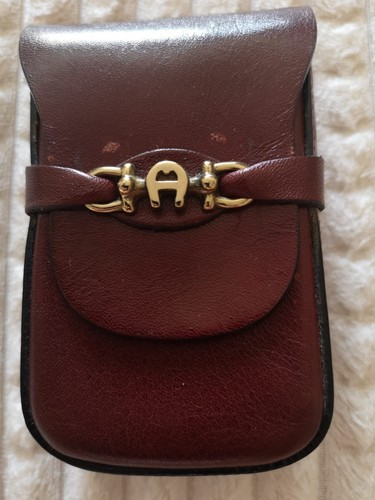 Aigner zigarettenetui leder - aigner,