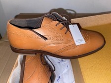 FRIBOO 2.wahl unisex Schnürschuhe Schuhe Sneaker Gr:35 Braun Cognac 2.Wahl