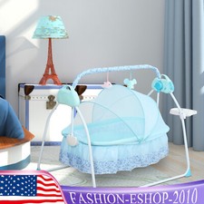 Electric Auto-Swing Baby Crib