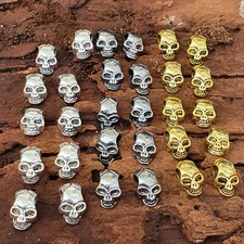 Großloch perlen totenkopf - großloch,