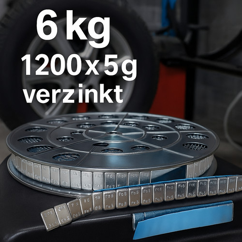 6kg rolle klebegewichte - rolle,