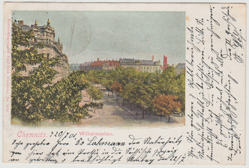 Chemnitz wilhelmplatz - ak,
