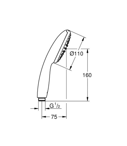 Grohe handbrause tempesta - tempesta, 110