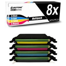 8x Toner f�r Samsung CLP-650-N CLP-600-N CLP-600-NG