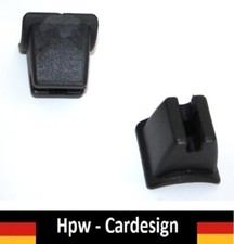 MERCEDES W113 SPÄT  CLIPS HALTER BEFESTIGUNG SONNENBLENDE  2 Stück SCHWARZ