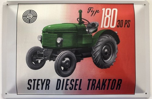 Blechschild cm steyr - blechschild, 40