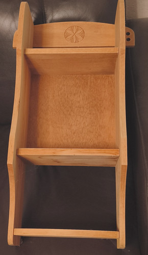 Holzregal aus massiven holz - aus,