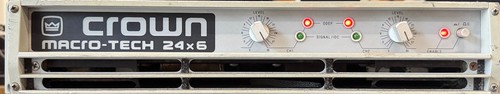 Crown macro tech 24x6 - tech, power