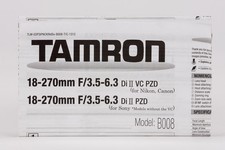 Tamron bedienungsanleitung - tamron,