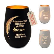 Trauerlicht personalisiert