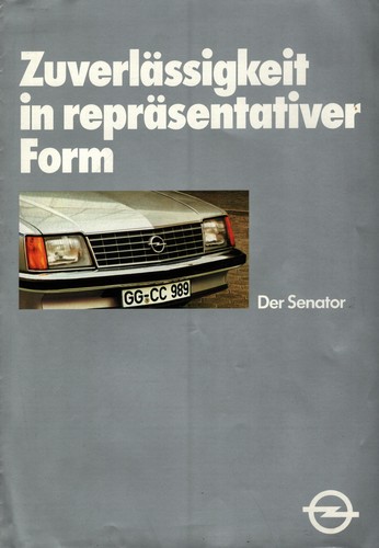 Prospekt opel senator 1981 - 9.,