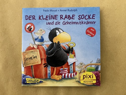 Der kleine rabe - rabe, socke