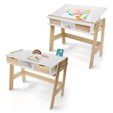 Kinderschreibtisch Kinder Schreibtisch höhenverstellbar Tisch Schubladen Juskys®