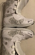 Trans MP 255 Snowboard Stiefel Gr.40,5,Damen,Weiß,Leder,Neuwertig