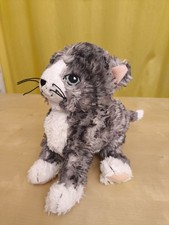 Ikea Katze Lilleplutt Stofftier grau weiß getigert Tiger Plüsch Kuscheltier 22cm
