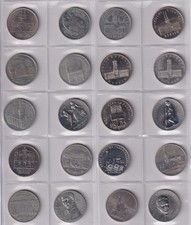 DDR  20 x 5 Mark Gedenkmünzen mit  Neuber Kleist Barlach Tucholsky BITTE ANSEHEN