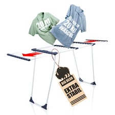 Wäscheständer ausziehbar 20m - Wäscheständer XXL - Wäscheständer weiß