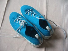 Ganter Damen Stoff Halbschuhe-Freitzeitschuhe Gr.6,5 Türkis