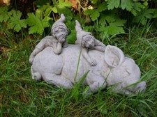Steinfigur garten hunsrück - steinfigur,