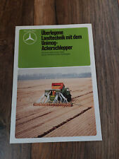 Original Prospekt Unimog Ackerschlepper Traktor 23 Seiten von 1977