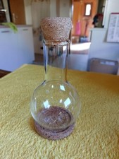 Glasflasche - Verschluss + Untersetzer - Kork