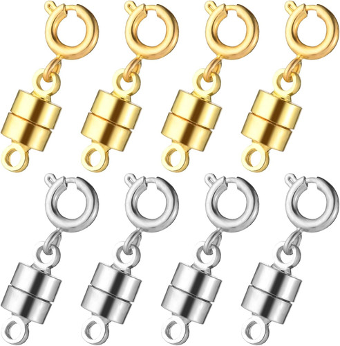 8pcs gold silber - 8pcs,