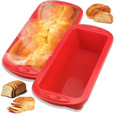 Silikon Backform Brotform 2St Kastenform Kuchen Brot Antihaft 28 x 14,5 x 7 cm
