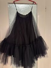 Tüllrock , schwarz,  Größe 38, mehrlagig, 80 cm lang, neuwertig
