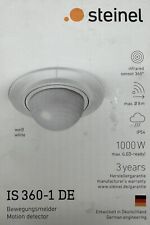 Steinel Einbau-Bewegungsmelder IS 360-1 weiß, max. 1000 W Schaltleistung, 360° S