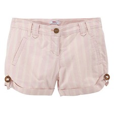Shorts Hot Pants rosa/weiß