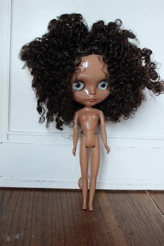Brown curl haired - haired, factory
