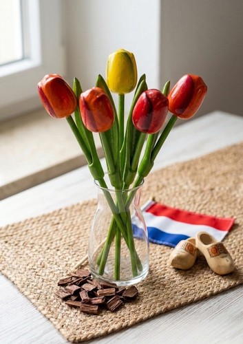 Holztulpen aus holland - aus, deko