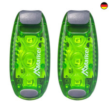 LED Sicherheitslicht Set 2er Dauerlicht Blinkmodi Clip Leuchtanhänger