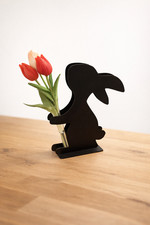 Metall Osterhase mit