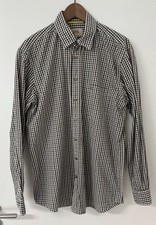 Camel Active Herren Outdoor Hemd Größe M Langarm Ocker Baumwolle 