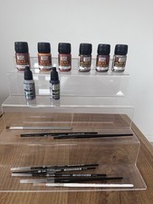 Modellbau Farben & Pinsel Set