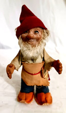 ALTER STEIFF ZWERG GUCKI MIT FAHNE 1950er JAHRE