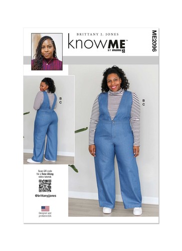 Knowme schnittmuster me2096 - schnittmuster,
