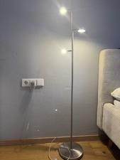 stehlampe dimmbar silber