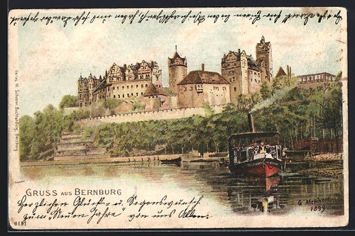Künstler bernburg - künstler-ak,