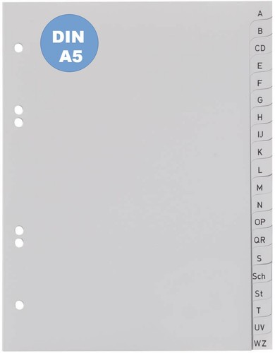 Din buchstabenregister z - a5,