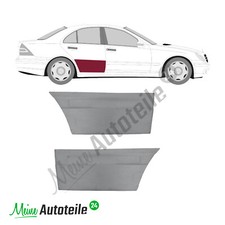  2x Reparaturblech Tür hinten