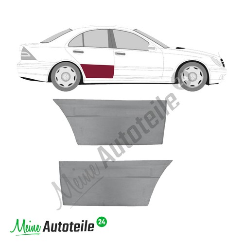 Reparaturblech tür hinten - ,