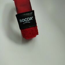 Boccia Titanium Uhrenband rot Nylon mit Klettverschluss